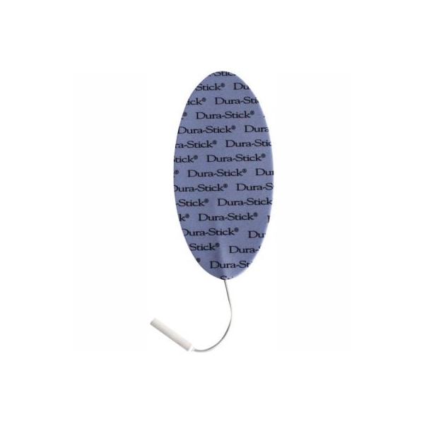 Dura-Stick Plus Electrodes, 2" x 4", Oval, 40/Case